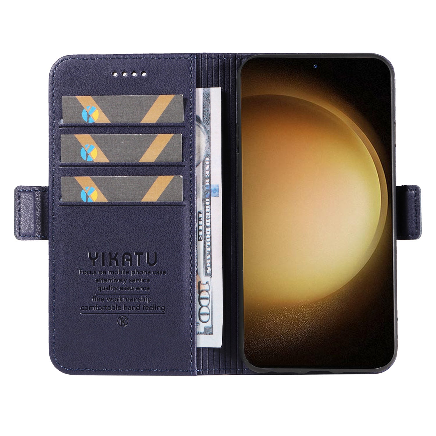 YIKATU YK-003 PU kožený flipový kryt pro Samsung Galaxy S23 peněženkové pouzdro na telefon se stojánkem YIKATU YK-003 PU kožený flipový kryt pro Samsung Galaxy S23 peněženkové pouzdro na telefon se stojánkem